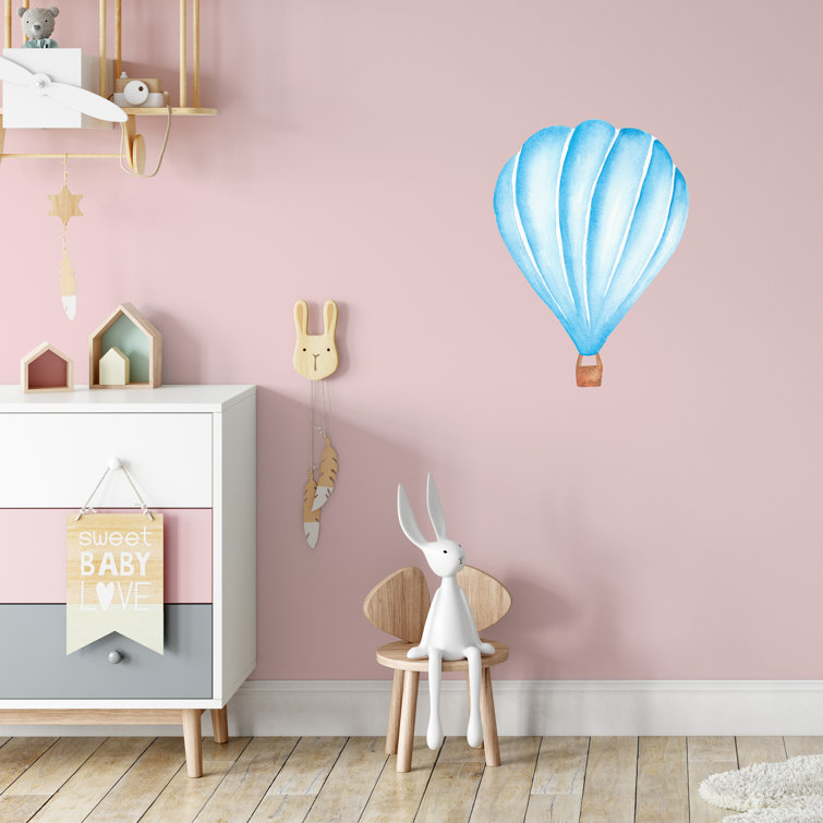 Isabelle & Max Hot Air Balloon Fabric Wall Sticker Wayfair.co.uk